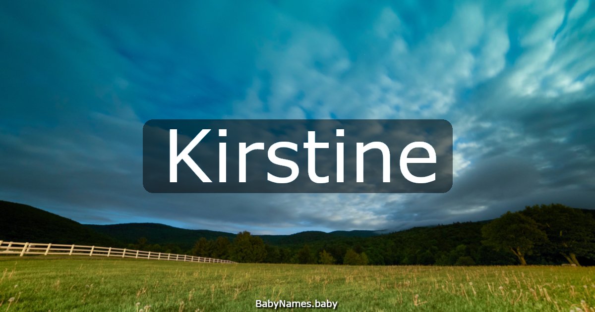 Kirstine