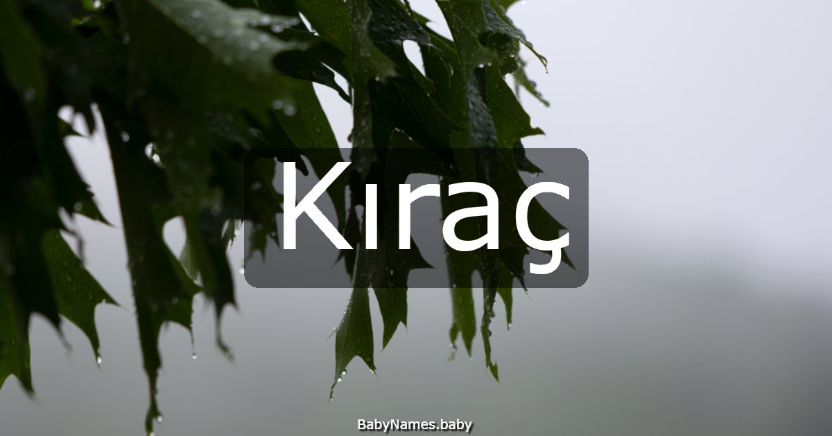 Kıraç