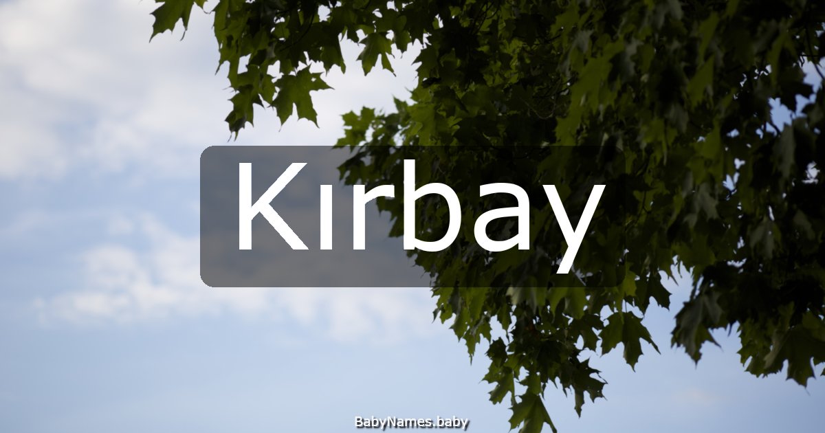 Kırbay