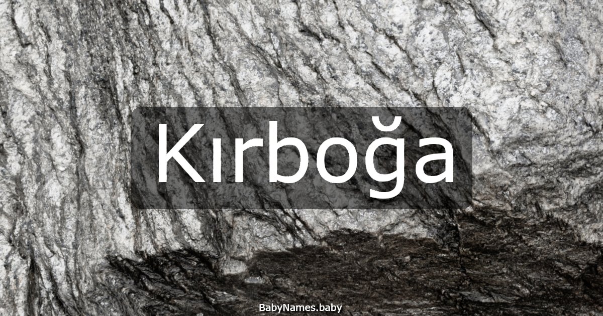 Kırboğa