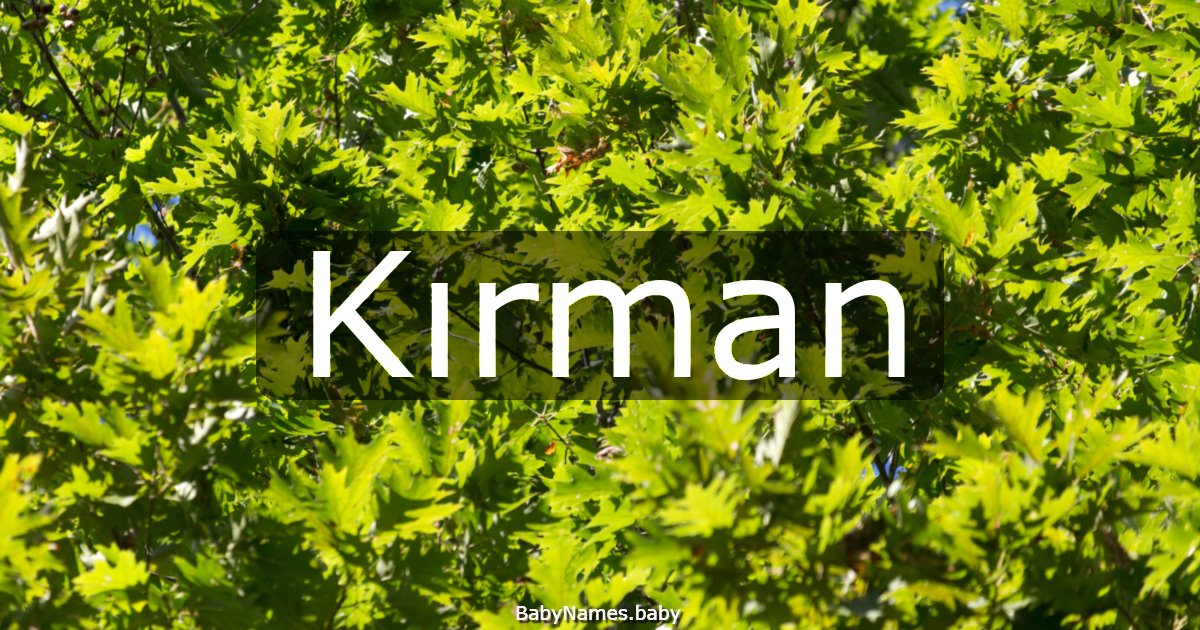 Kırman