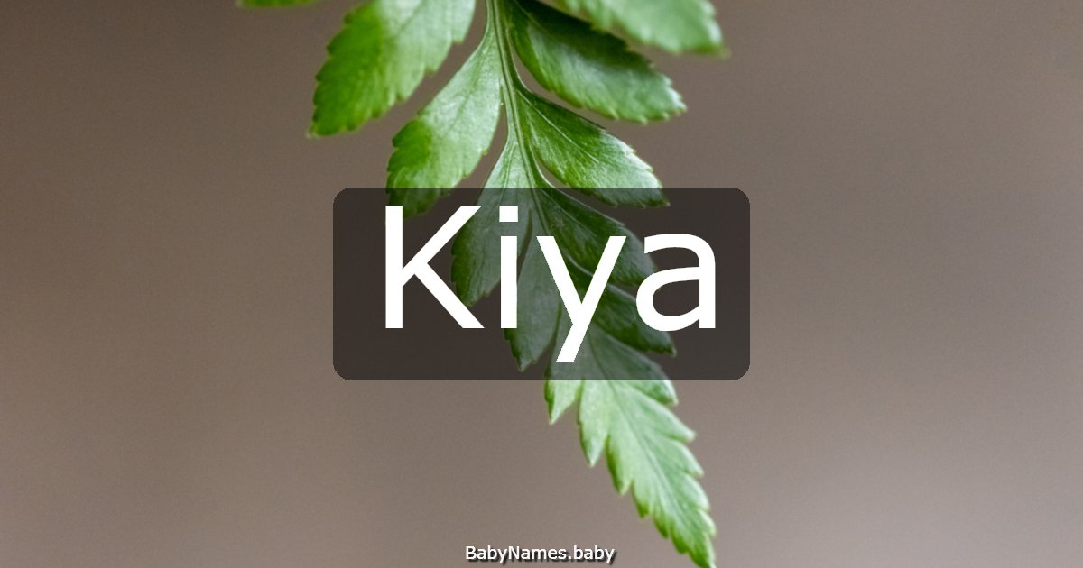 Kiya