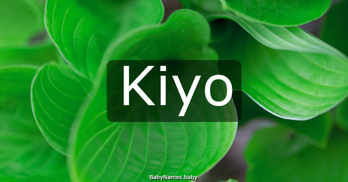 Kiyo