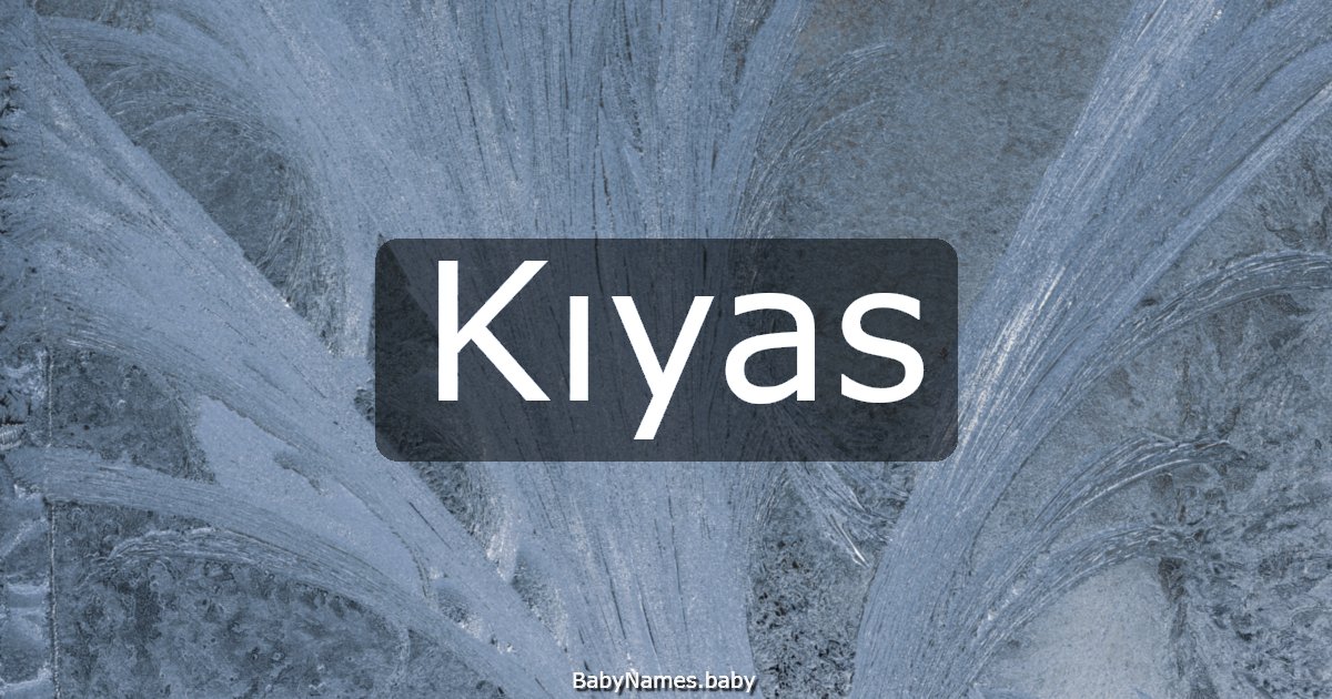 Kıyas