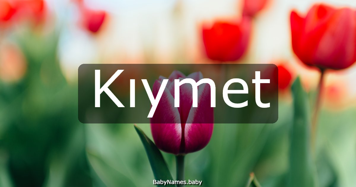 Kıymet