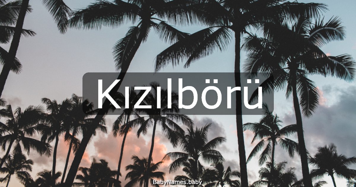 Kızılbörü