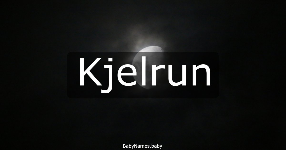 Kjelrun