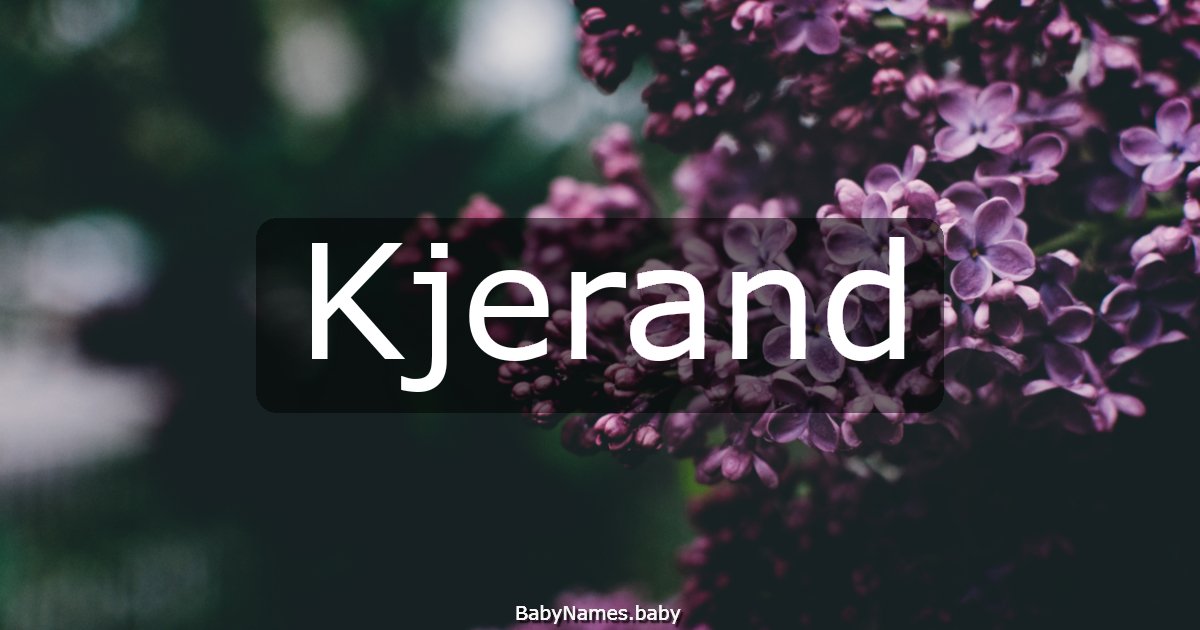 Kjerand