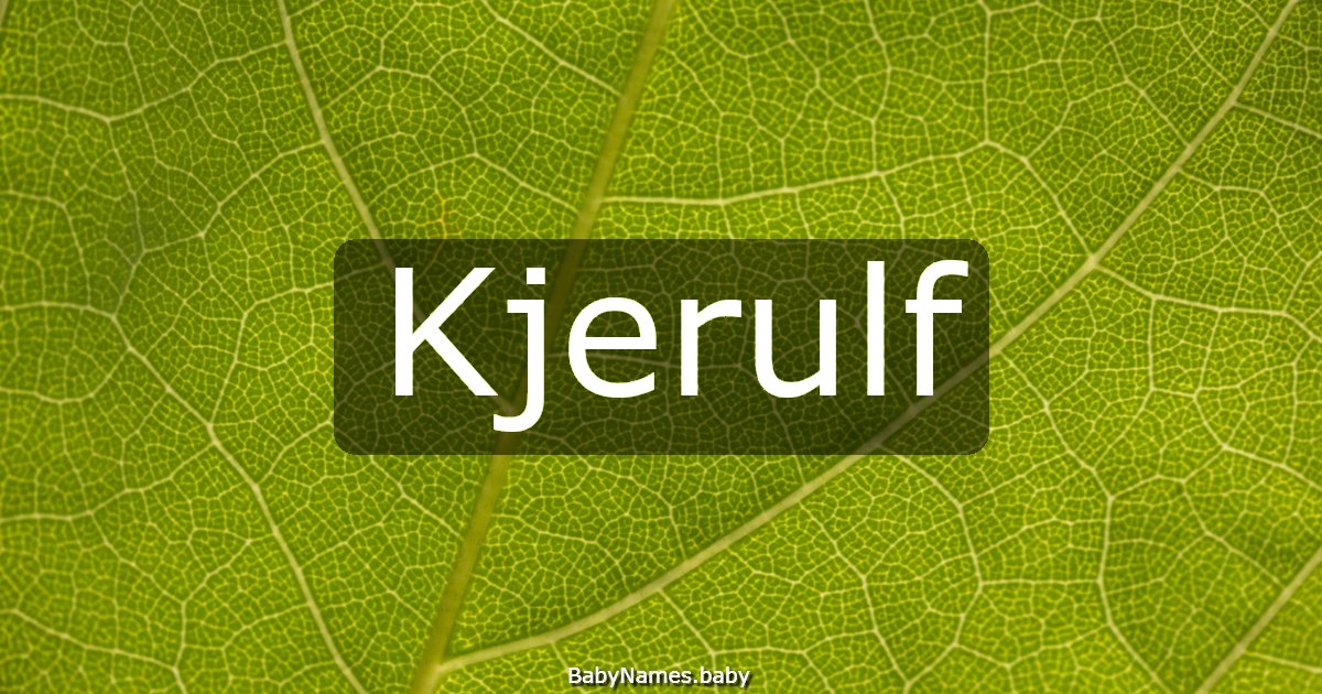 Kjerulf