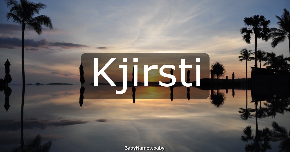Kjirsti