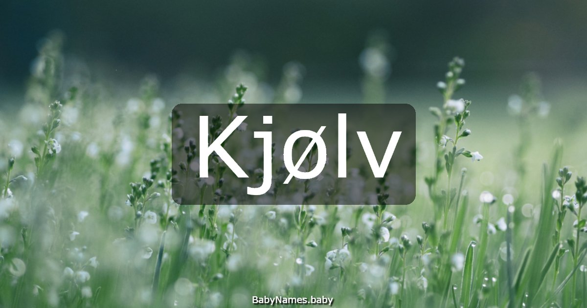 Kjølv