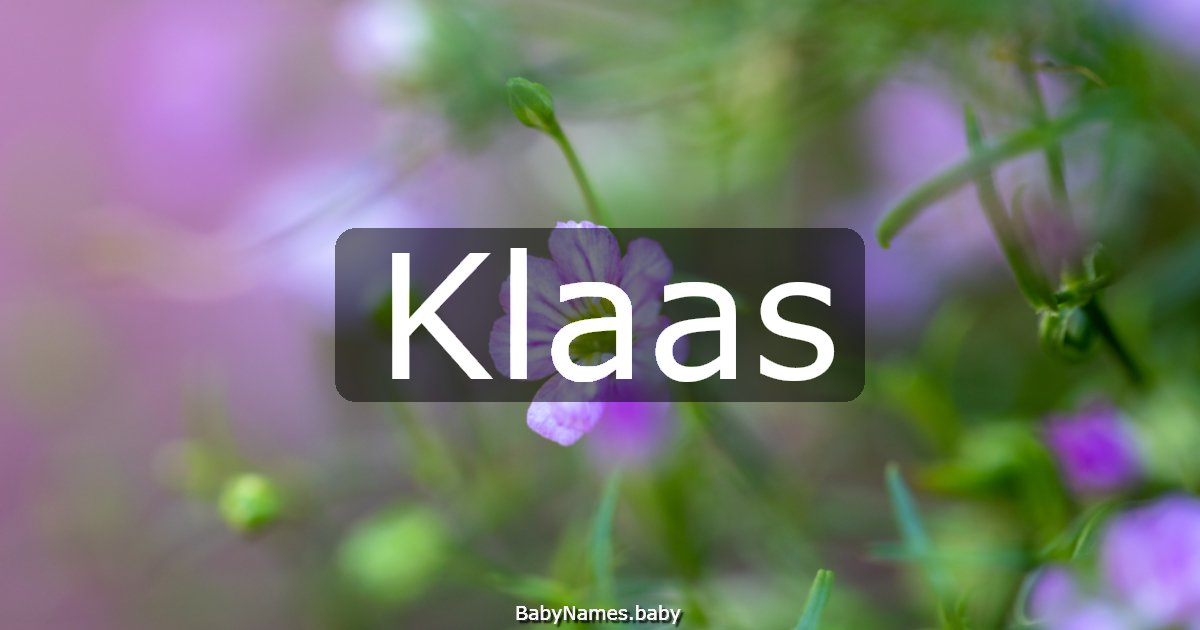 Klaas