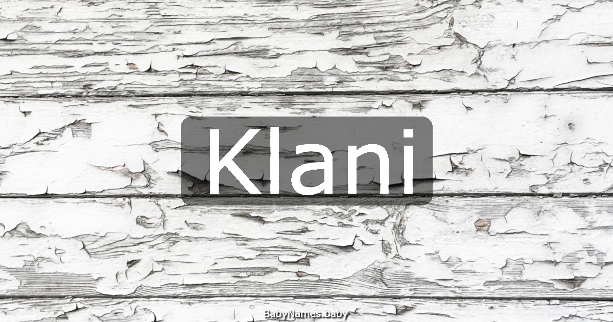 Klani
