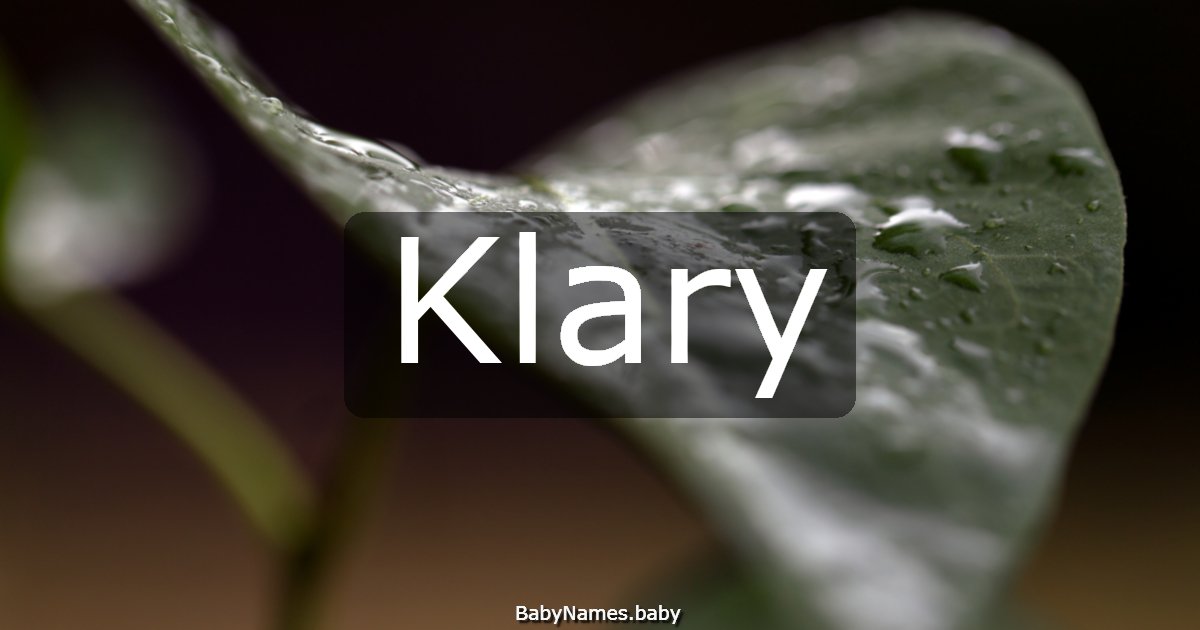 Klary