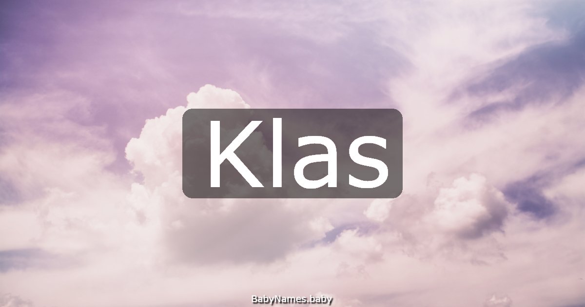 Klas