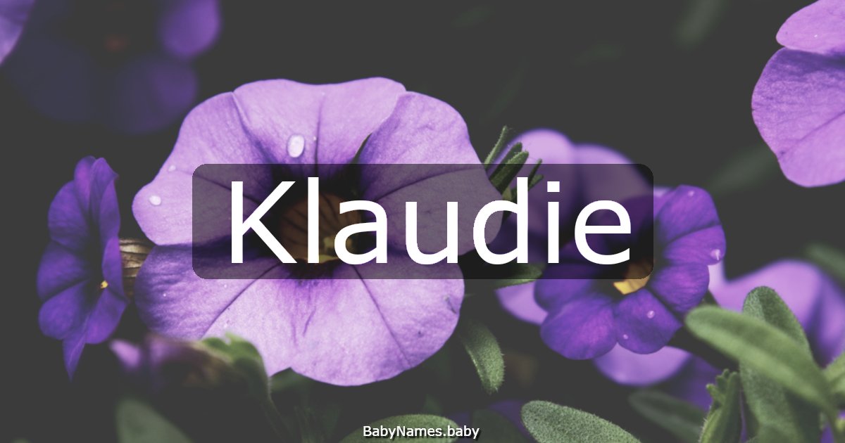 Klaudie