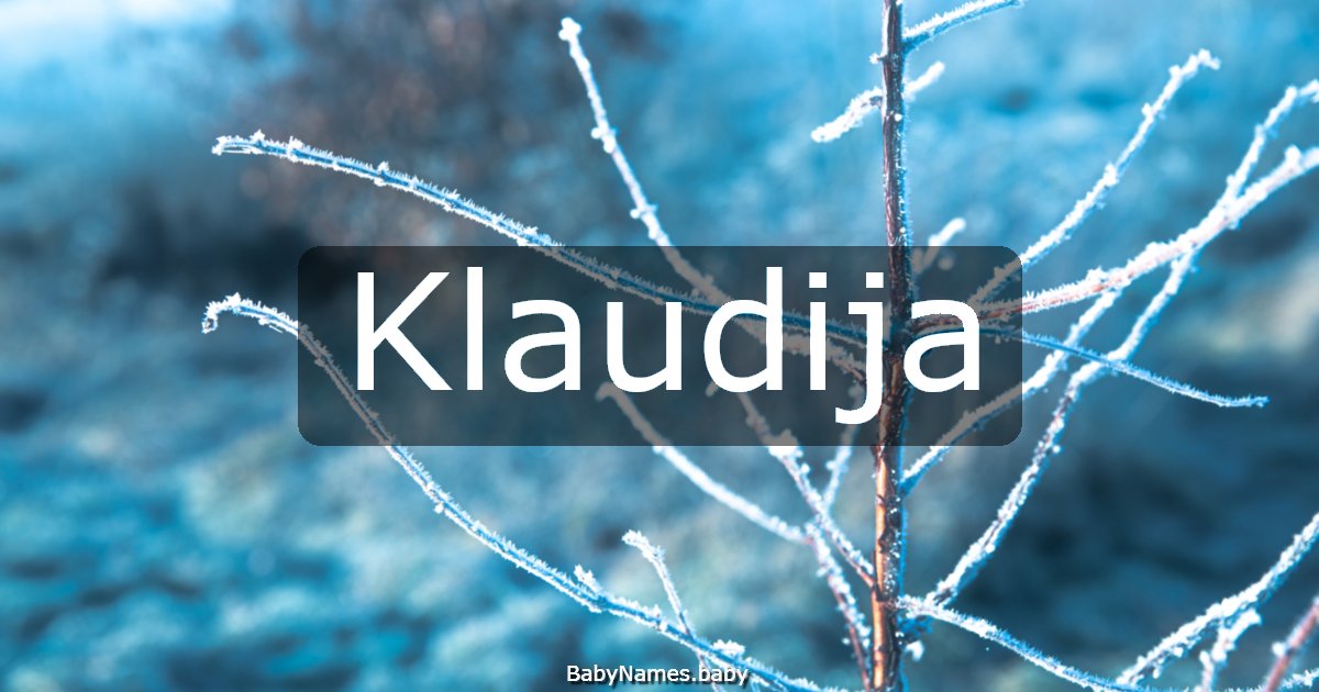Klaudija