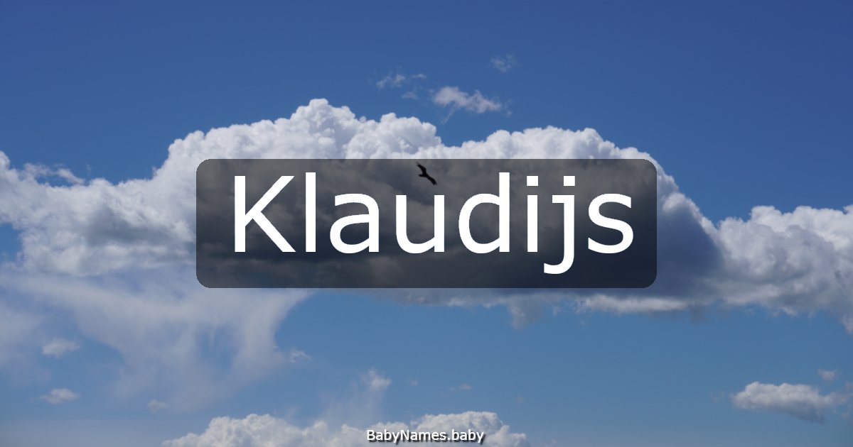 Klaudijs