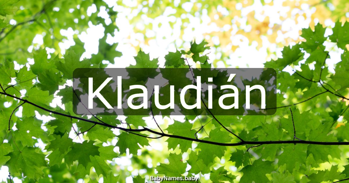 Klaudián