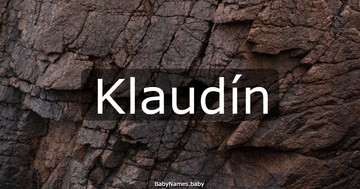 Klaudín