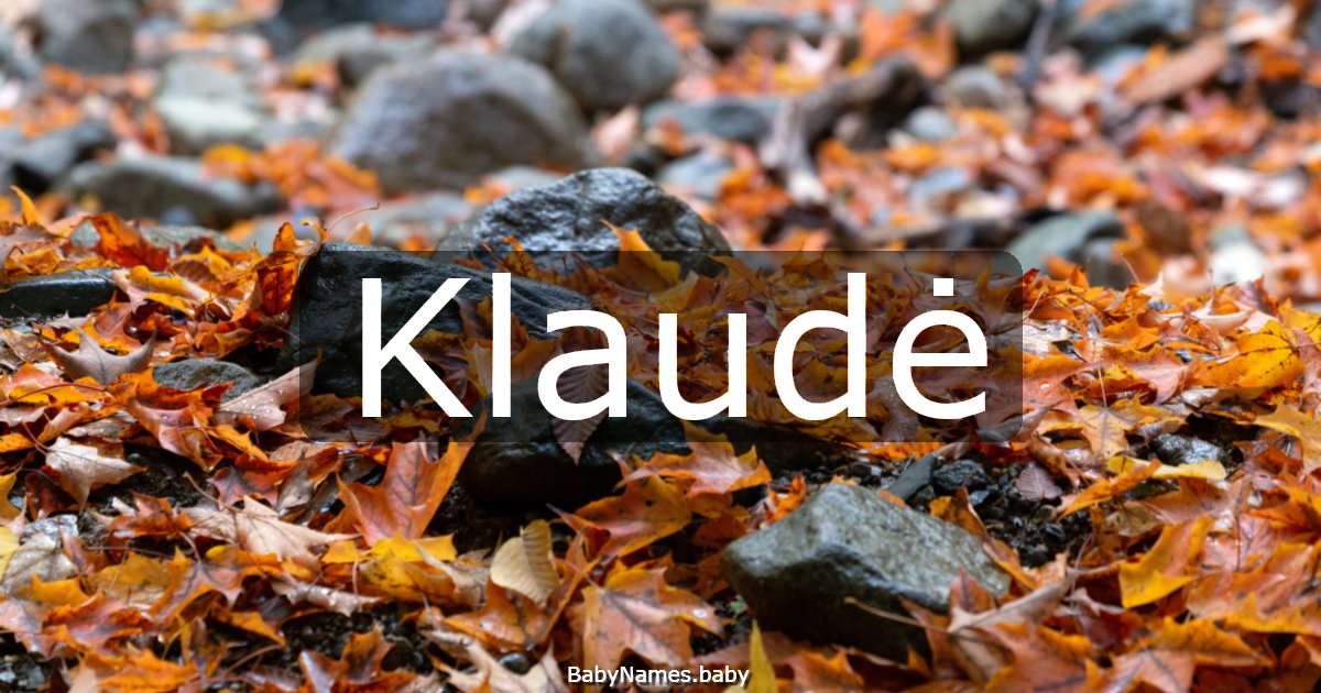 Klaudė