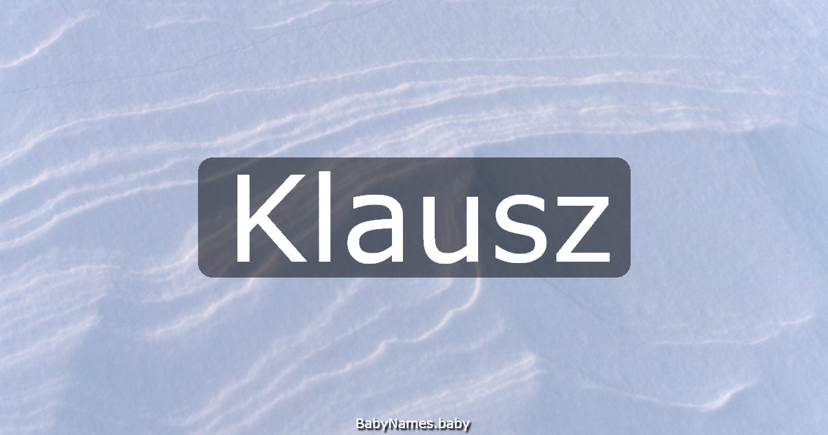 Klausz