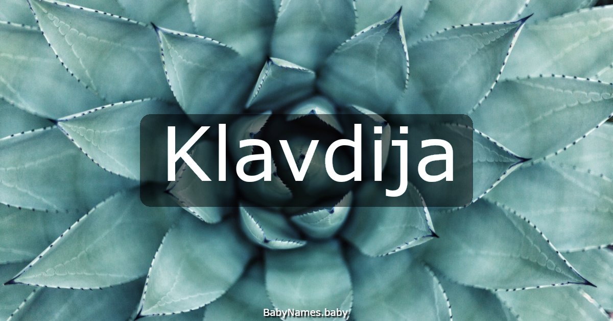 Klavdija