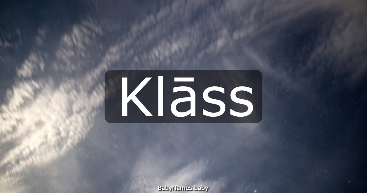 Klāss