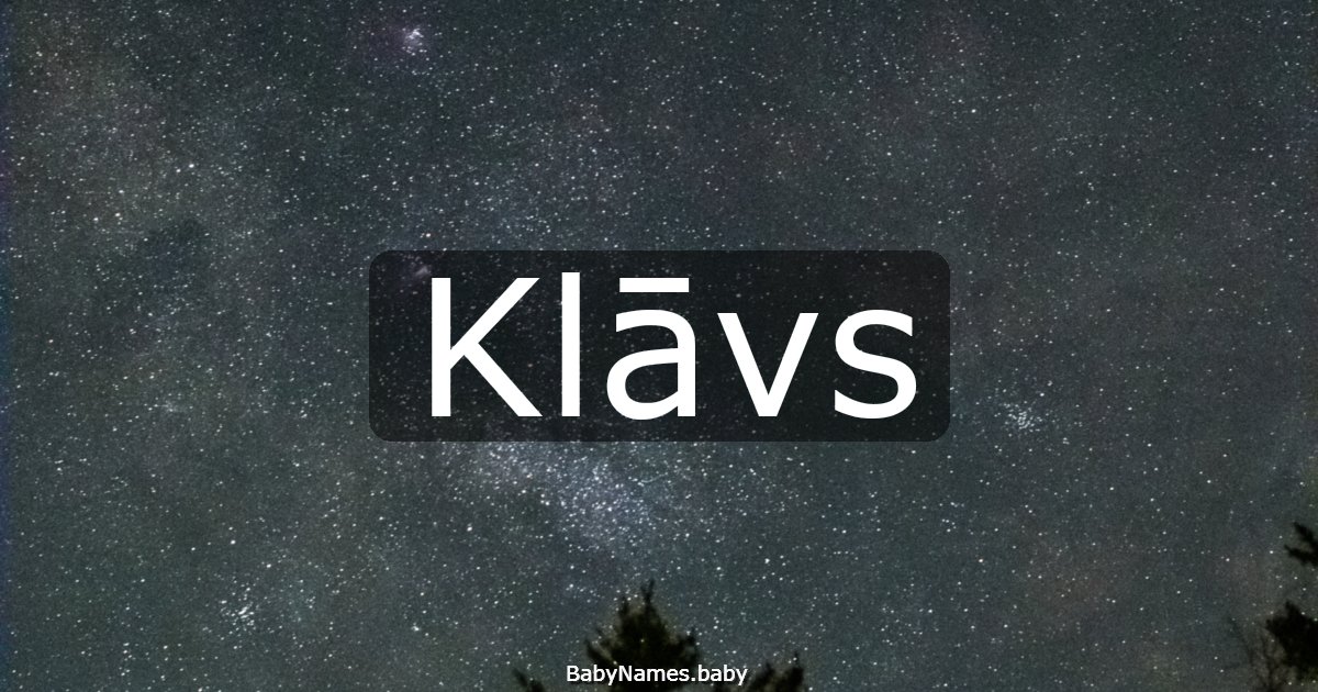Klāvs