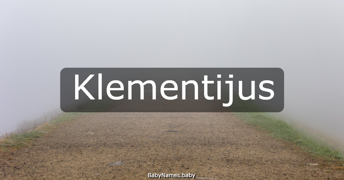 Klementijus