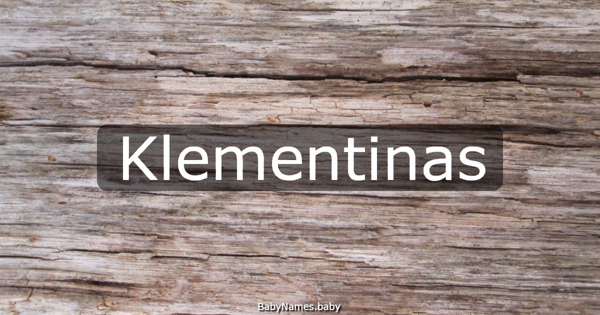 Klementinas