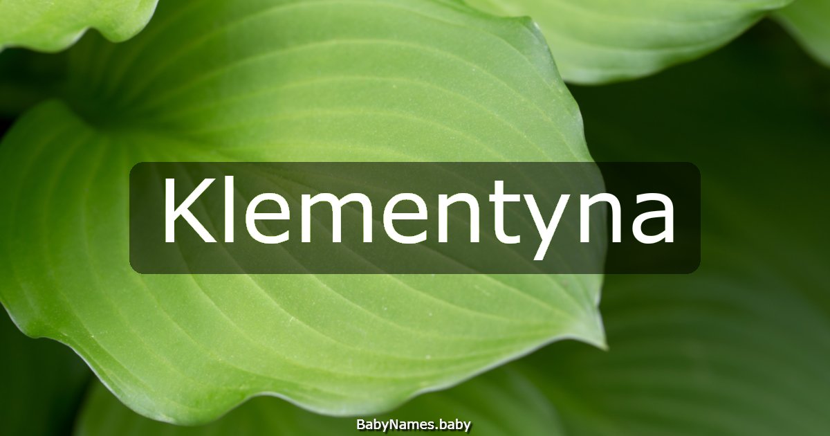 Klementyna