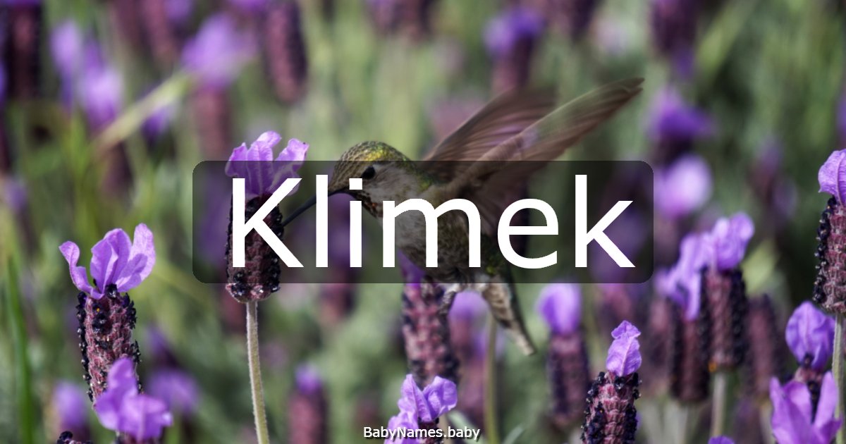 Klimek