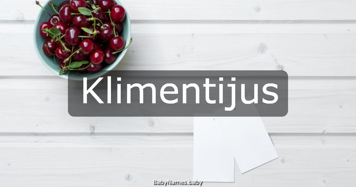 Klimentijus