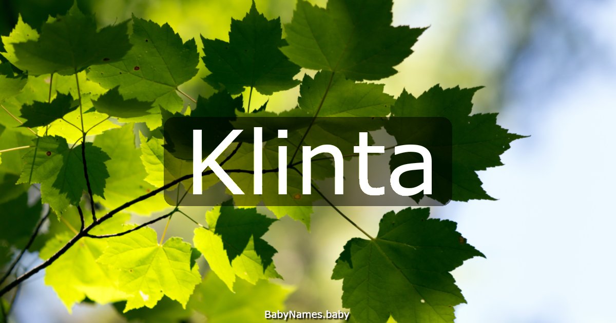 Klinta
