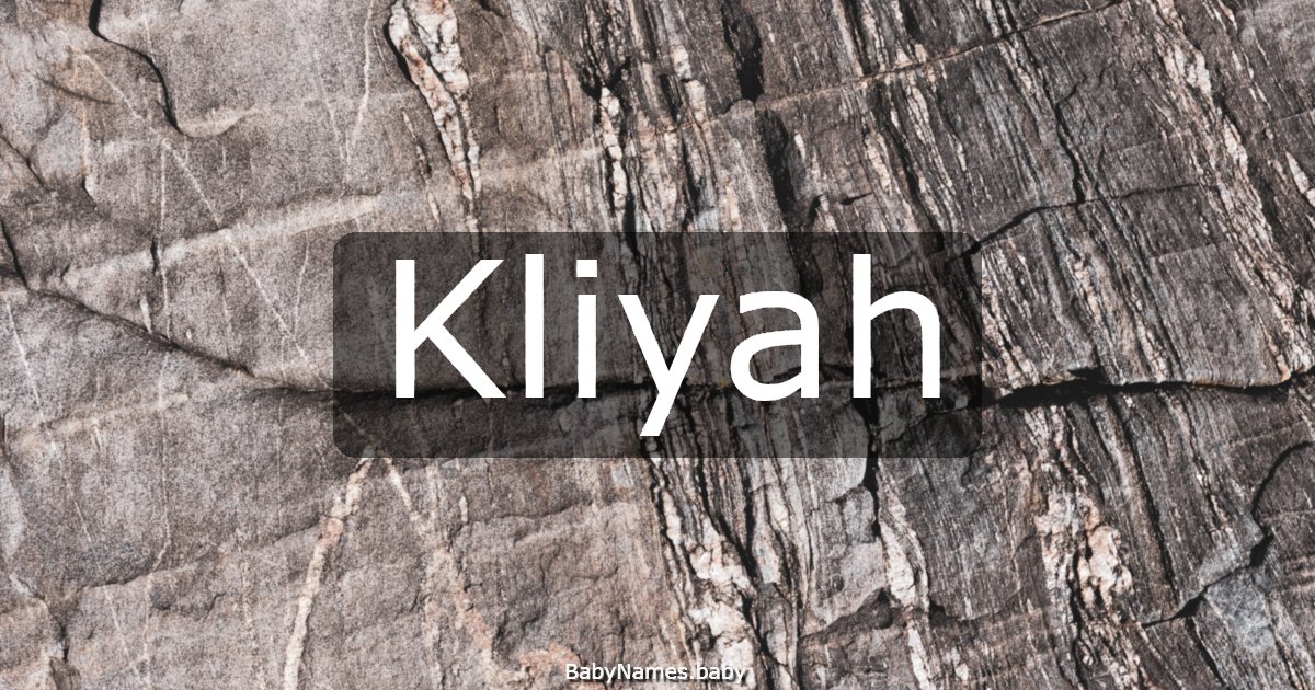 Kliyah
