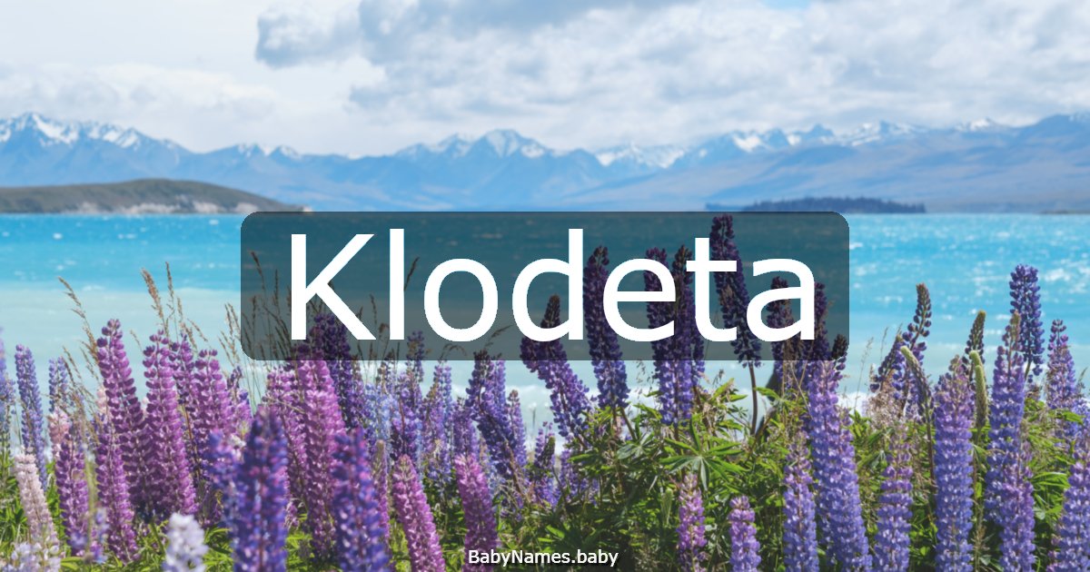Klodeta