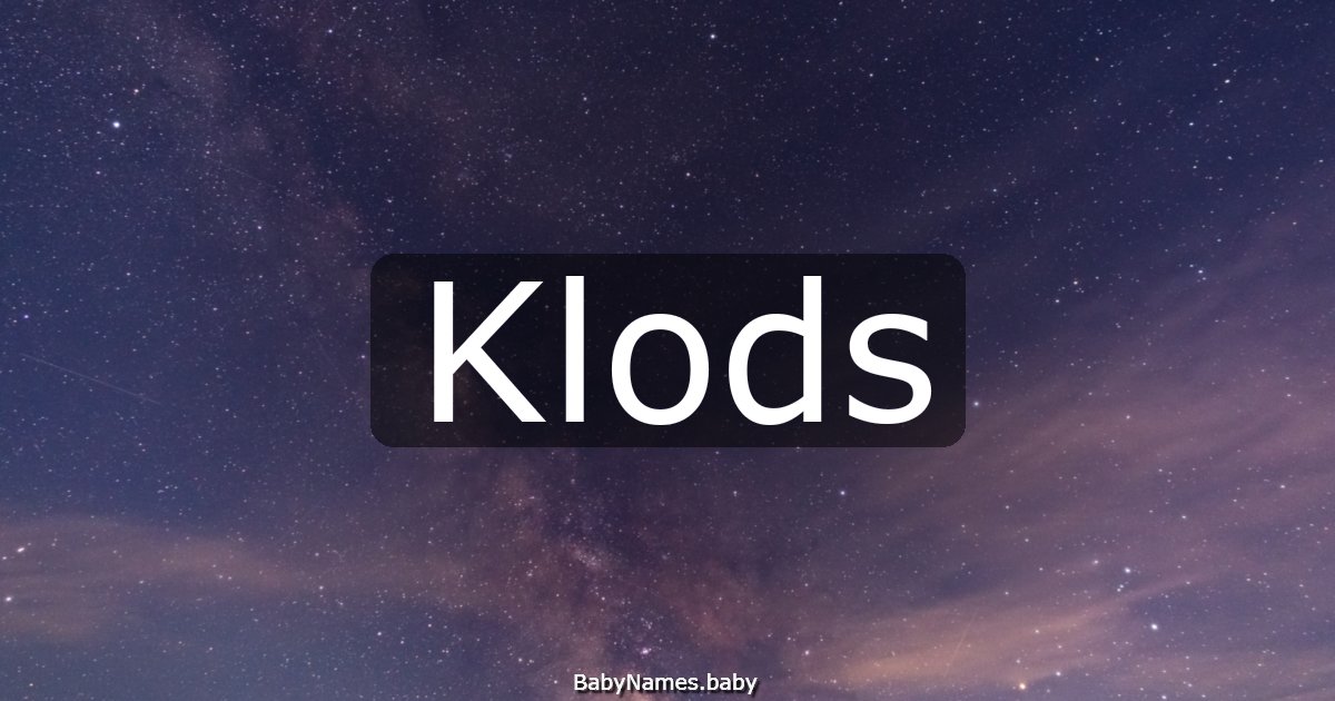 Klods