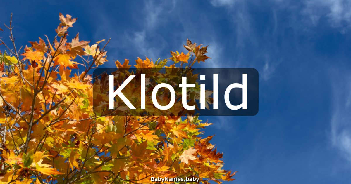 Klotild