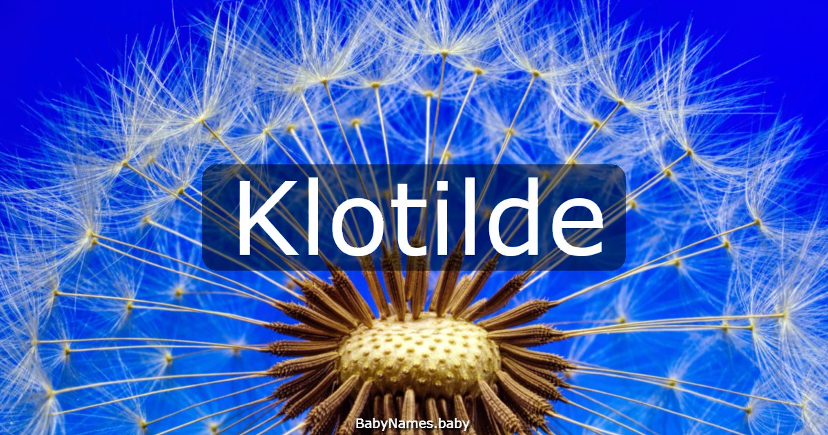 Klotilde