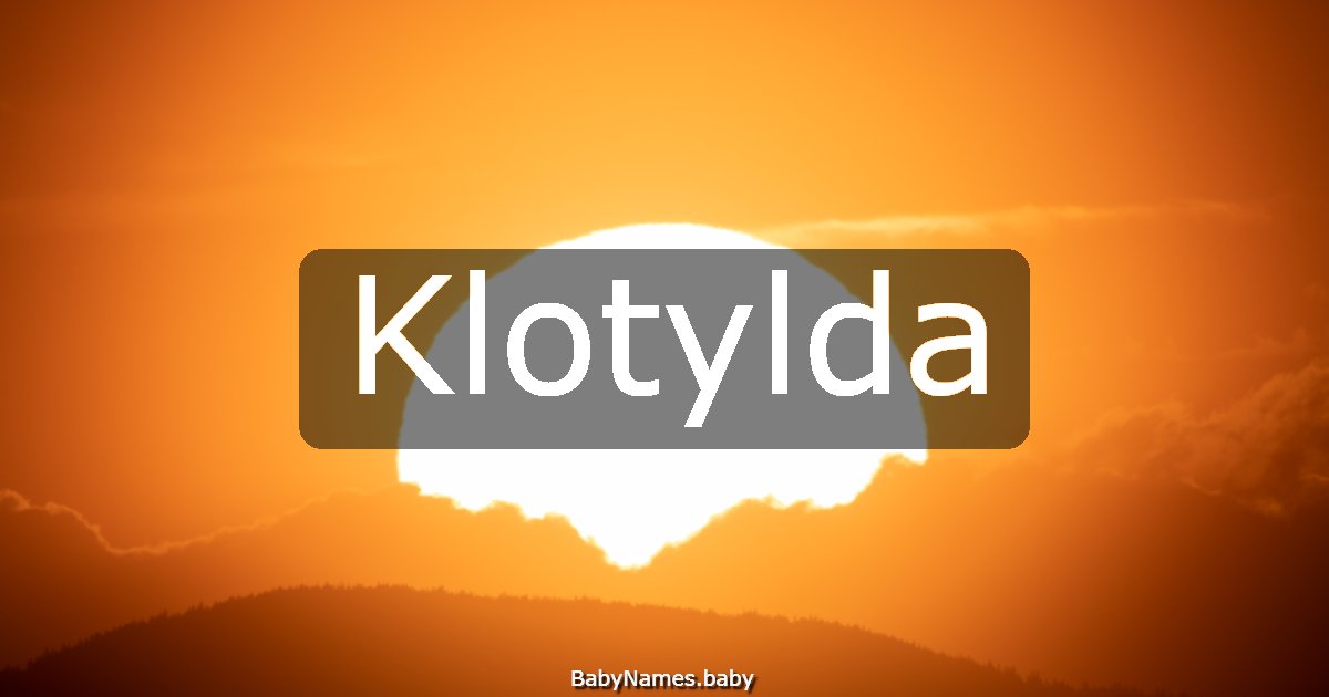 Klotylda