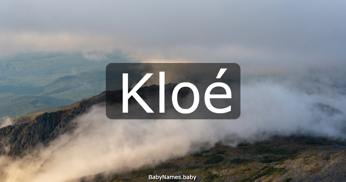 Kloé