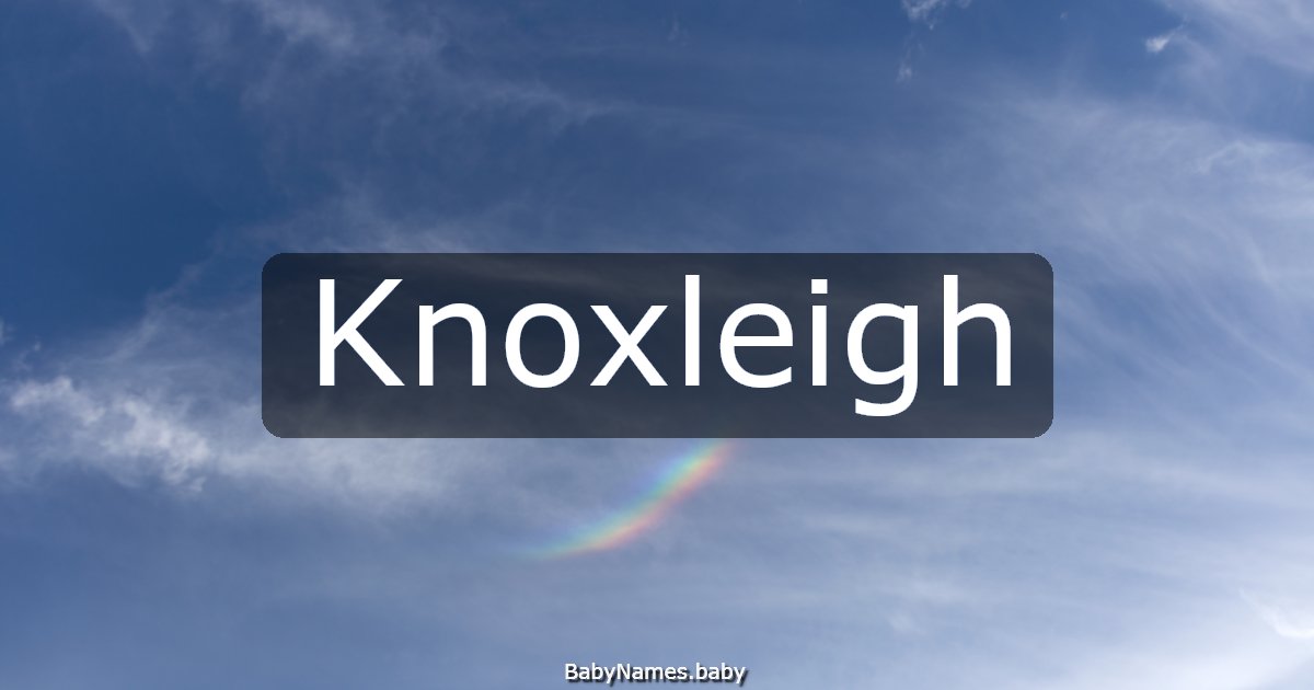 Knoxleigh
