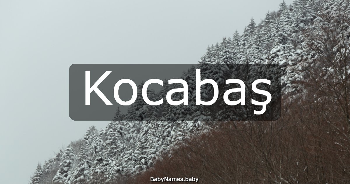 Kocabaş