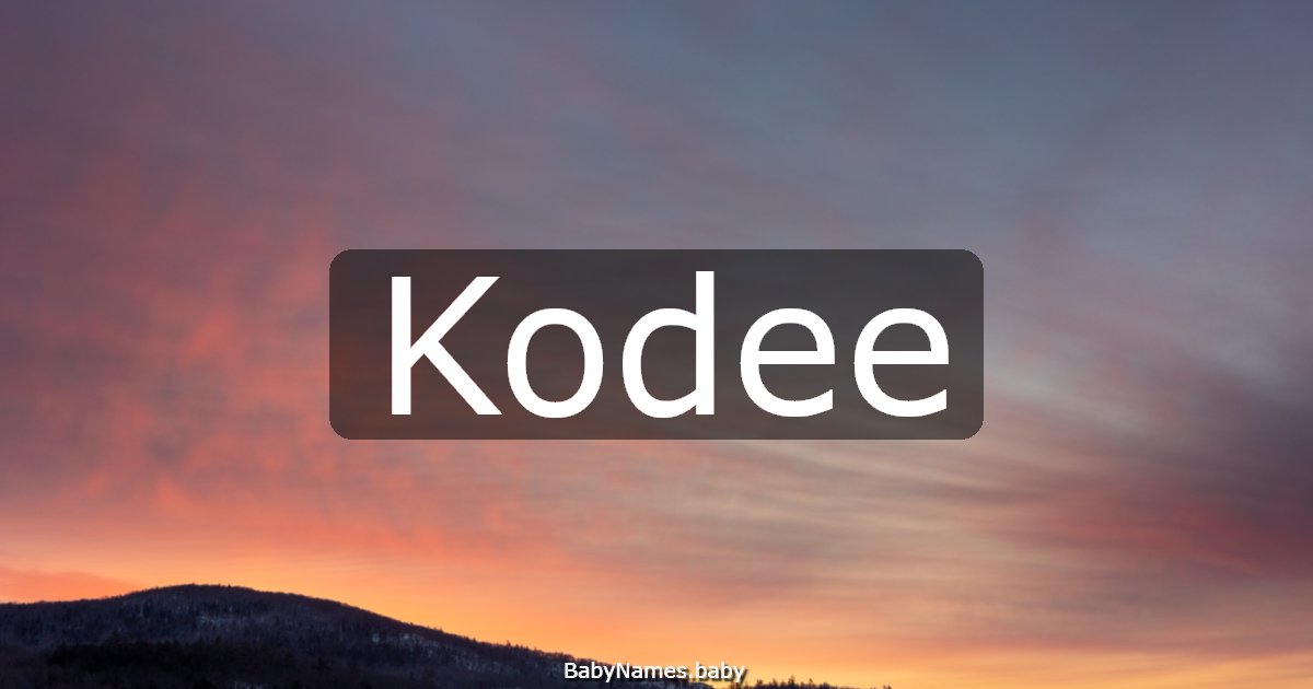 Kodee