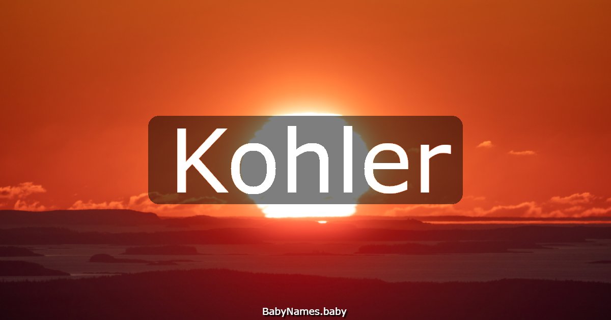Kohler
