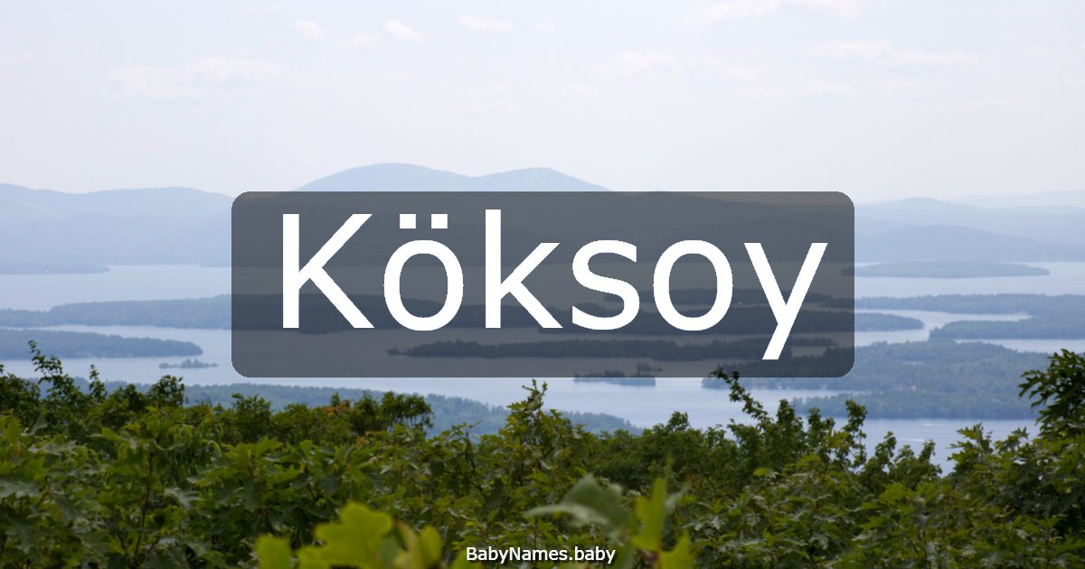 Köksoy