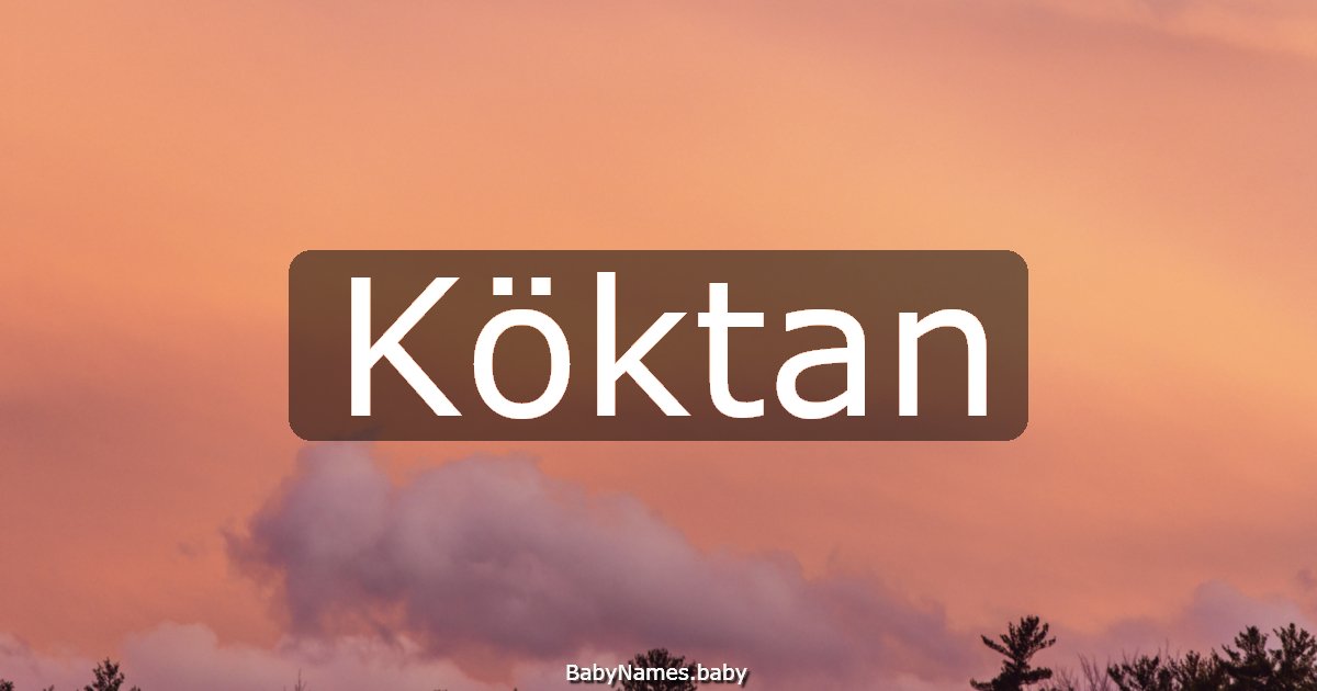 Köktan