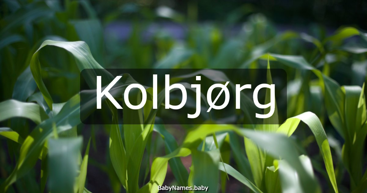 Kolbjørg