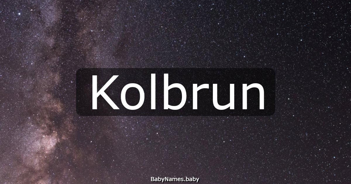 Kolbrun